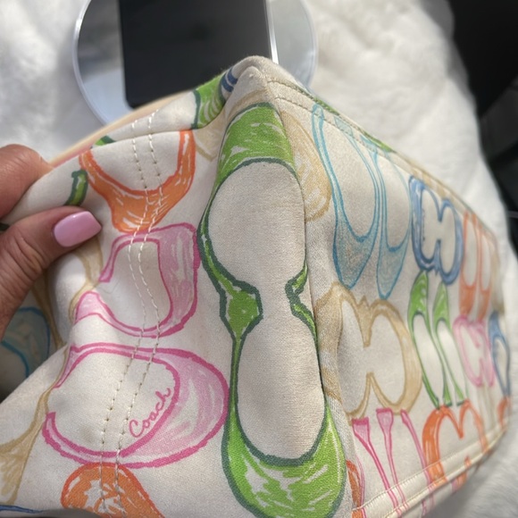 ❤️Coach Hampton Scribble Handbag Vintage - Picture 6 of 16